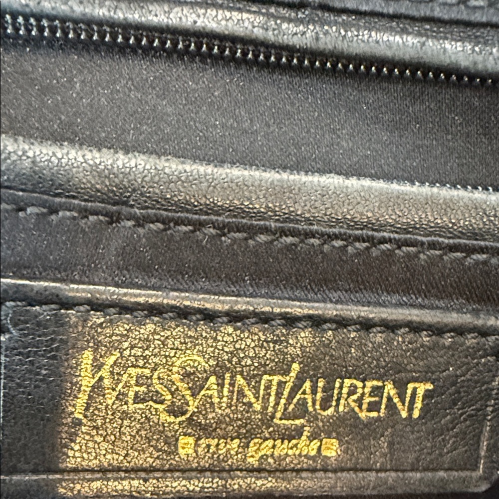 Yves Saint Laurent Muse Shoulder Tote Black Leather Bag - Picture 11 of 15